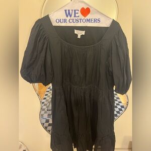 & Other Stories black cotton babydoll dress- sz 6